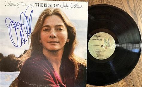 Todd Mueller Autographs Judy Collins Signed Record Album