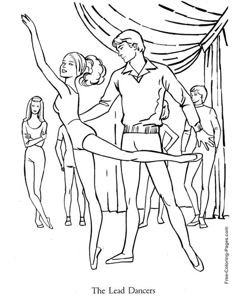 Tap Dancers Coloring Pages For Girls Coloring Pages