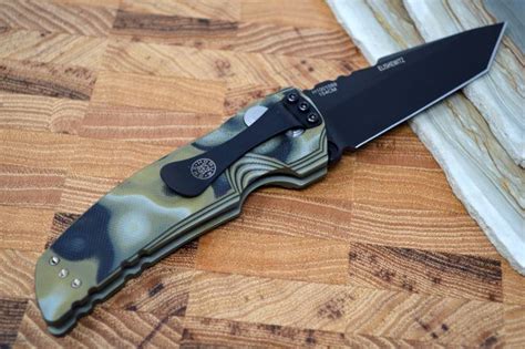 Hogue Knives Ex A01 Auto G Mascus Green G 10 Handle 154cm Blade