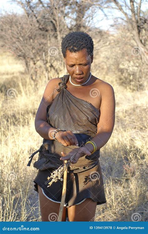Khoisan Woman Editorial Stock Photo Image Of Botswana