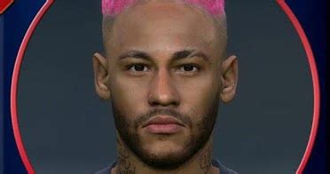 Pes 2017 neymar jr face by emret pes patch. PES 2017 Neymar (PSG) Face (Pink Hair) 2020 by M.Elaraby ...