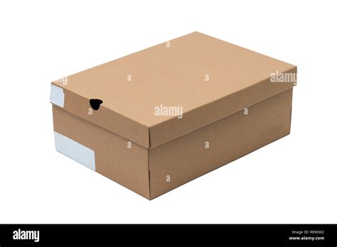 Brown Cardboard Shoes Box With Lid For Shoe Or Sneaker Product