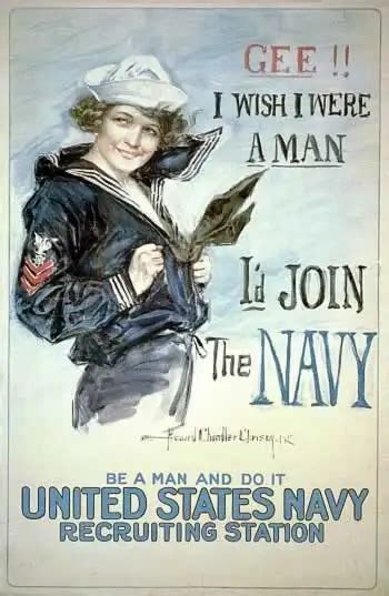 Us Navy Recruiting Station Pin Up Girl Ww2 Wwii Propaganda Vintage