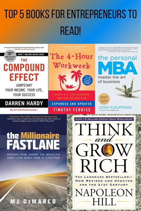 Top 5 Books For Entrepreneurs To Read In 2021 Entrepreneurship Books