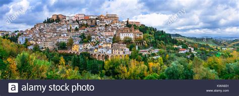 Impressive Loreto Aprutino Old Villagepanoramic Viewabruzzoitaly