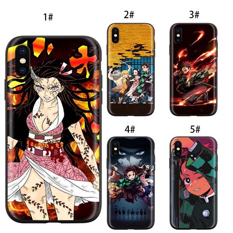 Demon Slayer Kimetsu No Yaiba Soft Case For Iphone 11 Pro Xs Max Xr X 8