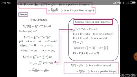 Laplace Transform And Elementary Functionspart1 Youtube