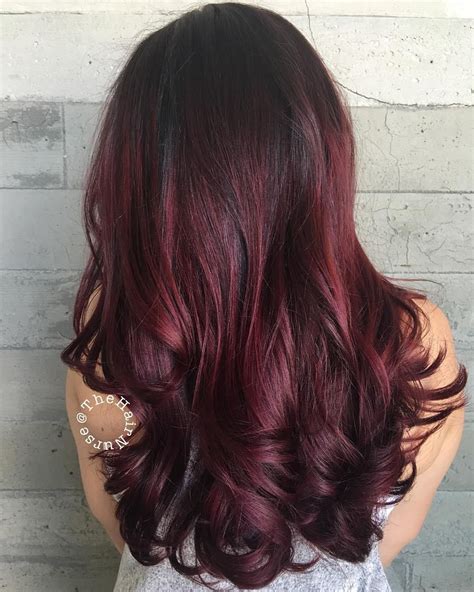Dark blonde hair sometimes looks dull, but being brightened with lighter ends, it turns into a gorgeous mane. 45 Shades of Burgundy Hair: Dark Burgundy, Maroon ...