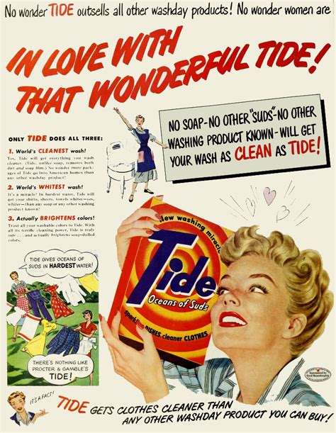 1950s Tide Detergent Ad Vintage Retro Flashback Free Download