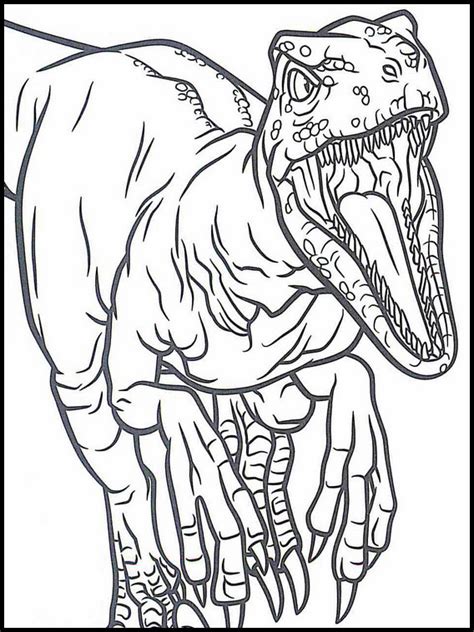 Coloriage Imprimer Jurassic World