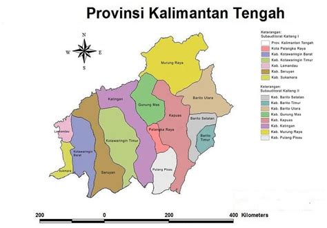 Peta Provinsi Kalimantan