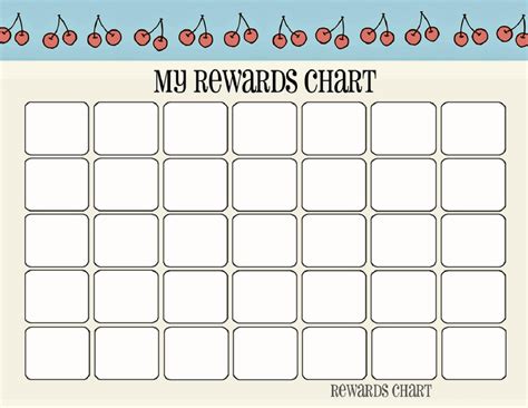 Blank Reward Chart Printable Printable Templates Sexiz Pix