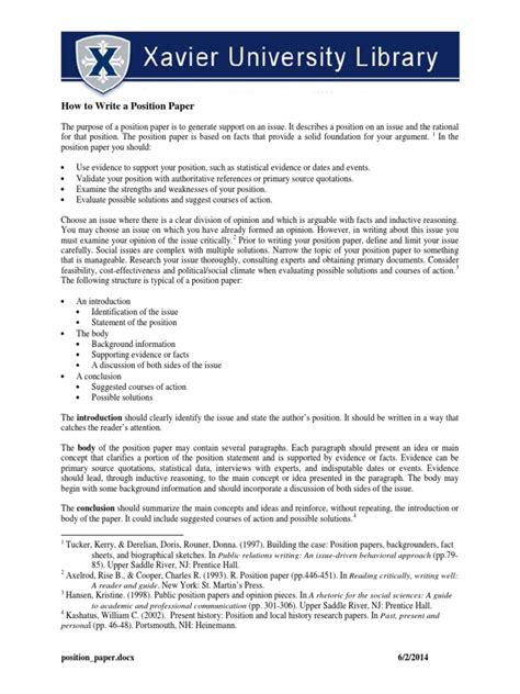 Cal high position paper format & sample basic format: position_paper.pdf | Argument | Epistemology