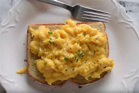 Combine the eggs, salt, pepper, and 2 tablespoons water in a bowl. How to make perfect scrambled eggs