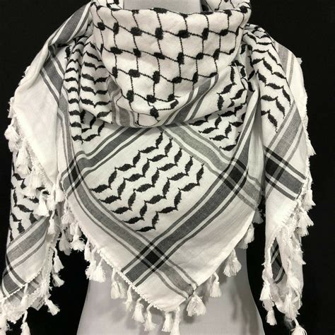 Keffiyeh Shemagh All Original Made In Palestine Arab Scarf Kufiya Arafat Cotton Ebay