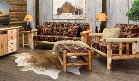 Log Cabin Living Room Sets Baci Living Room