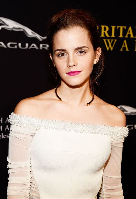 Emma Watson S Bright Pink Lipstick Vogue
