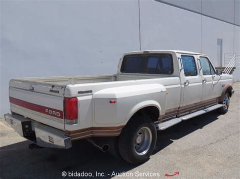 Ford F350 Crew Cab Dually Pick Up Truck V8 7.5L Tow Package bidadoo - Classic Ford Other Pickups