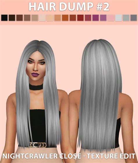 Sims 4 Ccs The Best Hair Recolors By Hallowsims