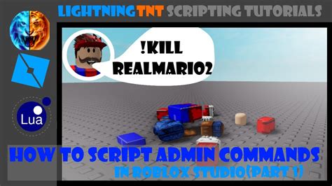 How To Make An Admins Commands System In Roblox 1 Youtube