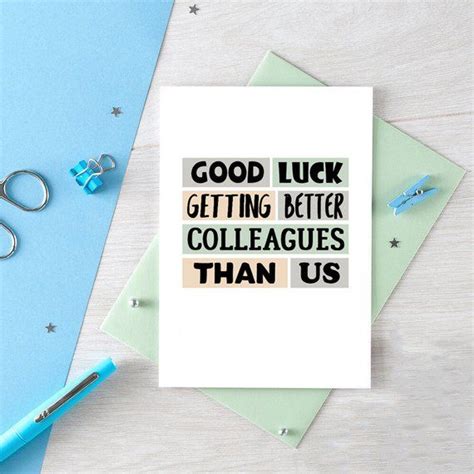 Funny New Job Card Coworker Leaving Good Luck New Job Etsy New Job Card Good Luck New Job