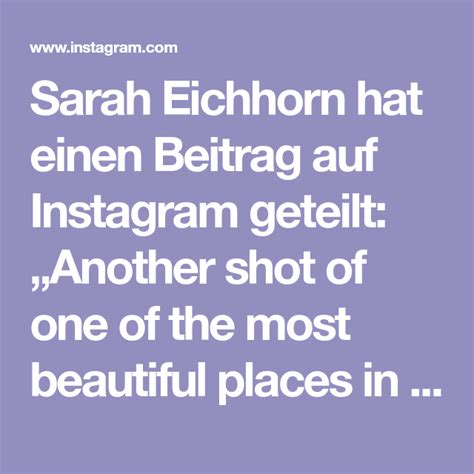 Sarah Eichhorn Hat Einen Beitrag Auf Instagram Geteilt Another Shot