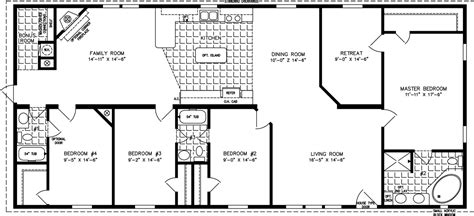 Reproductions of the illustrations or working drawings by any means is strictly prohibited. 2000 Sq. Ft & Up Manufactured Home Floor Plan | Jacobsen Homes