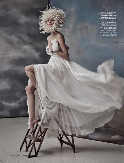 Mariano Vivanco Captures Heavenly Haute Couture For Vogue Russia Fashion Gone Rogue