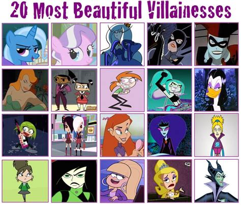 My Top 20 Most Beautiful Villainesses By Toongirl18 Bee And Puppycat