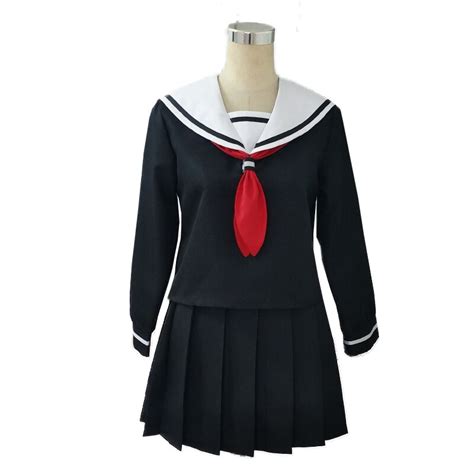 anime hell girl supia yisol jigoku shoujo enma ai cosplay black sailor suit cosplay costumes