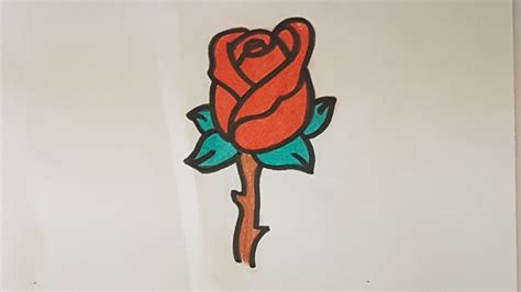 Como Dibujar Una Rosa Facil Las Rosas Se Presentan En Varios Colores