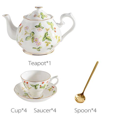 English Teapot And Teacup Set Apollobox
