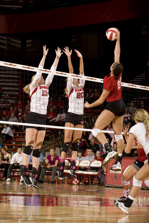 Each team tries to score points by grounding a ball on the other team's court under organized rules. Badger women's volleyball shoots for share of Big Ten ...