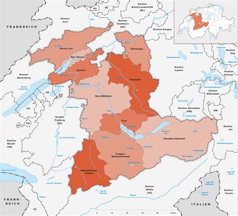 Se flere idéer til landskab, buket blomster, videnskab og natur. Emmental Schweiz Karte | Kleve Landkarte