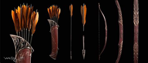 Rivendellbowandarrows The Hobbit Swords Medieval Weta Workshop