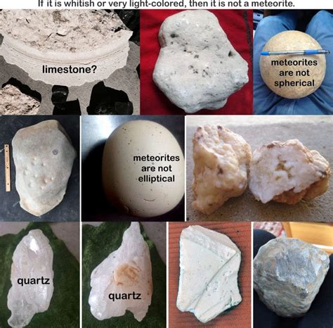 Meteorites Are Not White Or Whitish Certainly On The Exterior Some