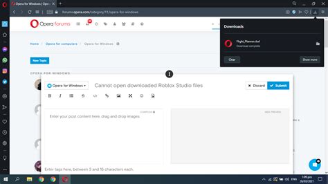 [Solved]Cannot open downloaded Roblox Studio files | Opera forums