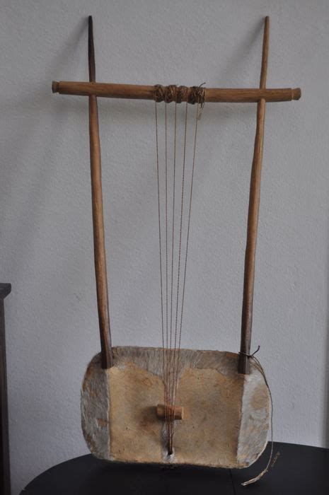 krar ethiopian lyre made of wood and goatskin oromo ethiopia catawiki
