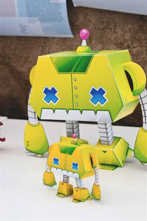 Paperrobotsbook1 Paper Robot Paper Toys Paper Crafts Great