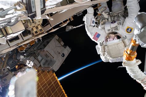 Watch Two Astronauts Take A Milestone Spacewalk Outside The