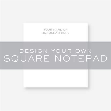Square Notepad — Haute Papier