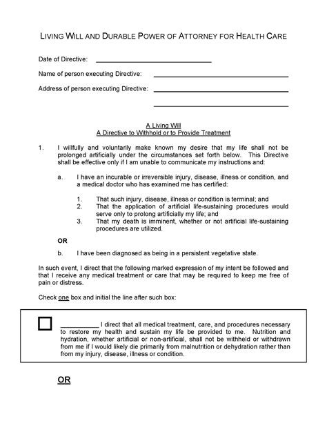 Idaho Medical Power Of Attorney Fillable Pdf Free Printable Legal Forms