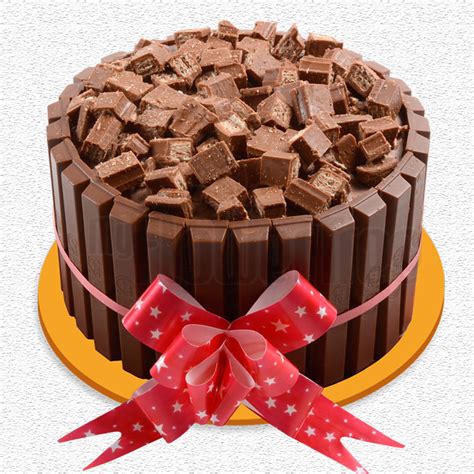 Birthday cake are undoubtedly the best birthday gift. Kit Kat Chocolate Cake 2lbs - SendGiftPakistan.com