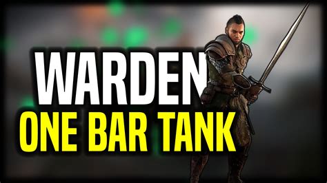 Eso Warden One Bar Pvp Tank Build Deltias Gaming