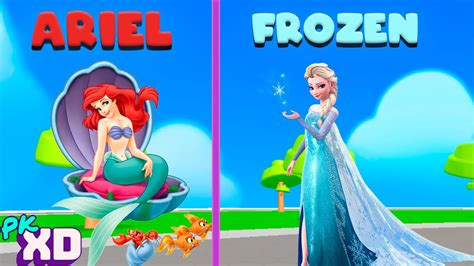 Princesa Ariel Vs Princesa Frozen Nala💕 Youtube