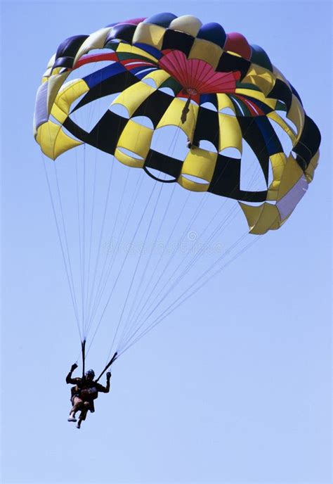 Red Parachute Stock Image Image Of Leisure Sport Colorful 24458891