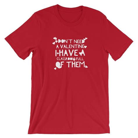 Valentines Day T Shirt For Teachers Faculty Loungers Ts For Teachers