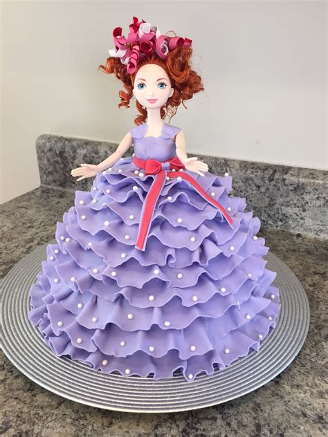 Fancy Nancy Doll Cake I Made For Chloes 6th Birthday Fancy Nancy Doll