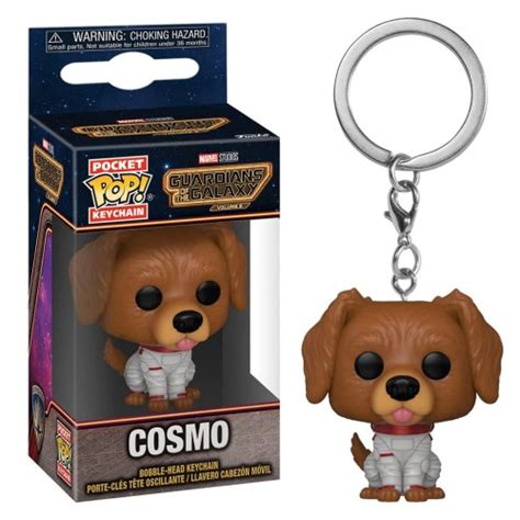 Funko Pop Keychain Chaveiro Marvel Guardians Of The Galaxy Cosmo