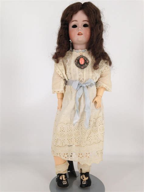 Lot 24½ Cm Bergmann Simon And Halbig Bisque Socket Head Doll